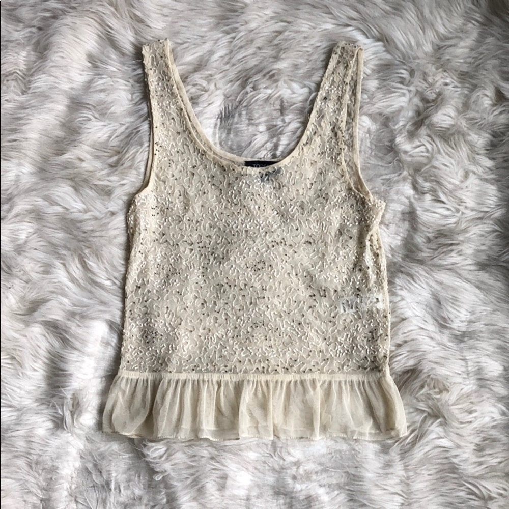 TopShop sequin top
